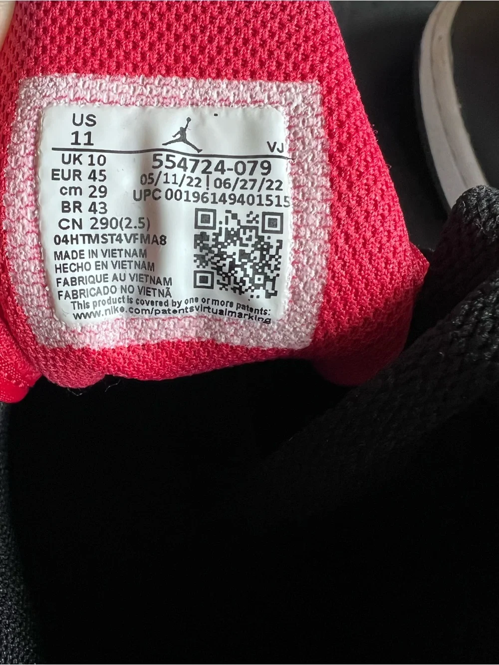 Jordan 1’s Mid Sneakers - Red, Black & White